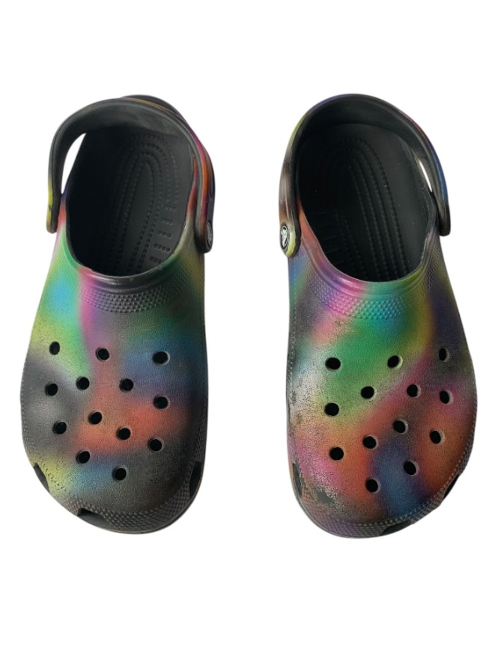 Crocs Classic Tie-Dye Graphic Clogs - Unisex Size W10 / M8